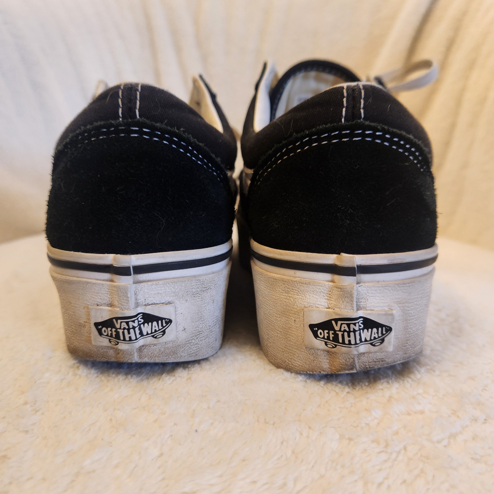 Vans OLD SKOOL Stackform Black Platform Suede Ska… - image 6