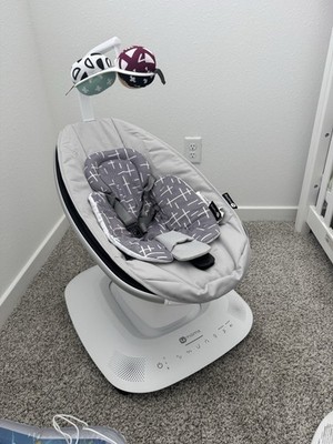4moms MamaRoo Baby Swing Bluetooth Enabled, 5 Unique Motions, Grey