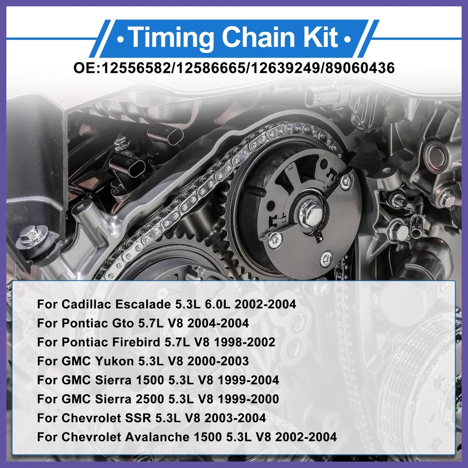 Timing Chain Kit for Chevrolet Silverado Express Tahoe Avalanche - Image 2 of 4