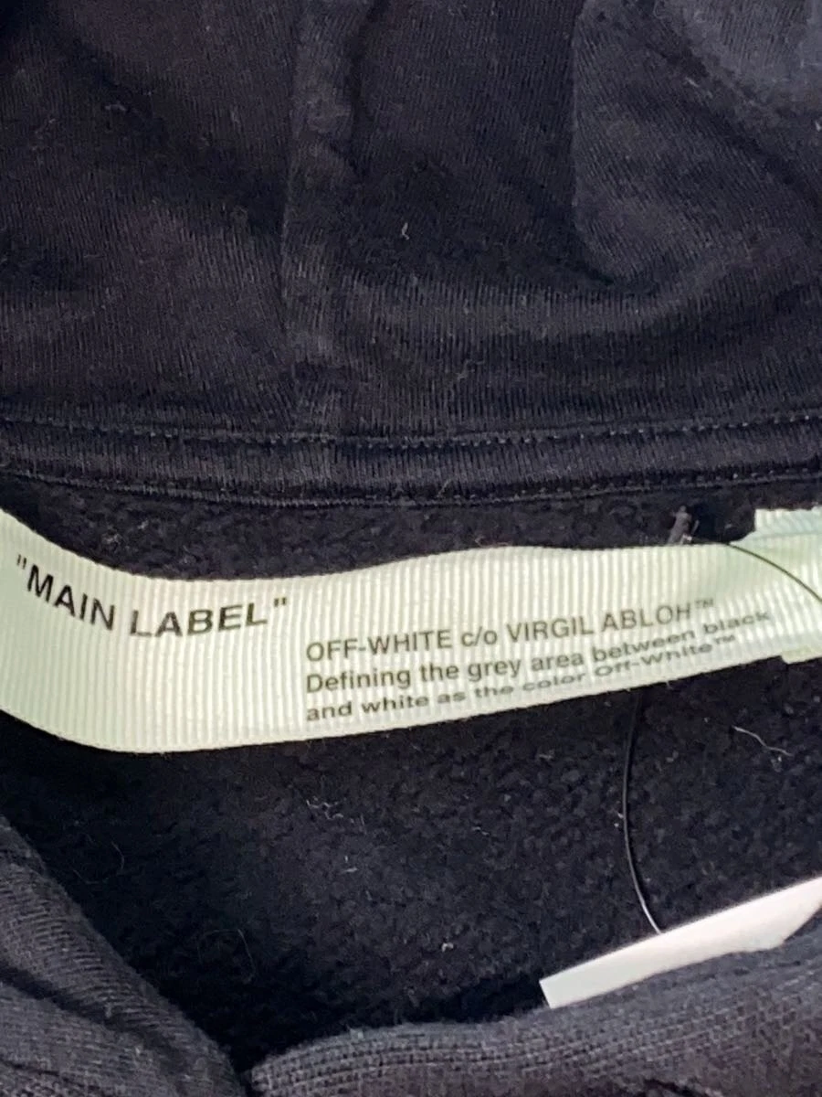 OFF WHITE Felpa con cappuccio OFFWHITE nera XS