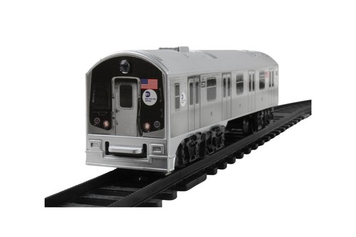 New York MTA Motorized Subway Train Set with Track Lights and Sounds - Afbeelding 2 van 7