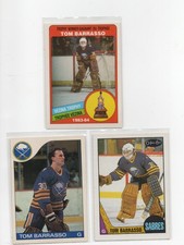 TOM BARRASSO SABRES ROOKIE 1984-87 O-PEE-CHEE VINTAGE 3X HOF LOT EX-NM