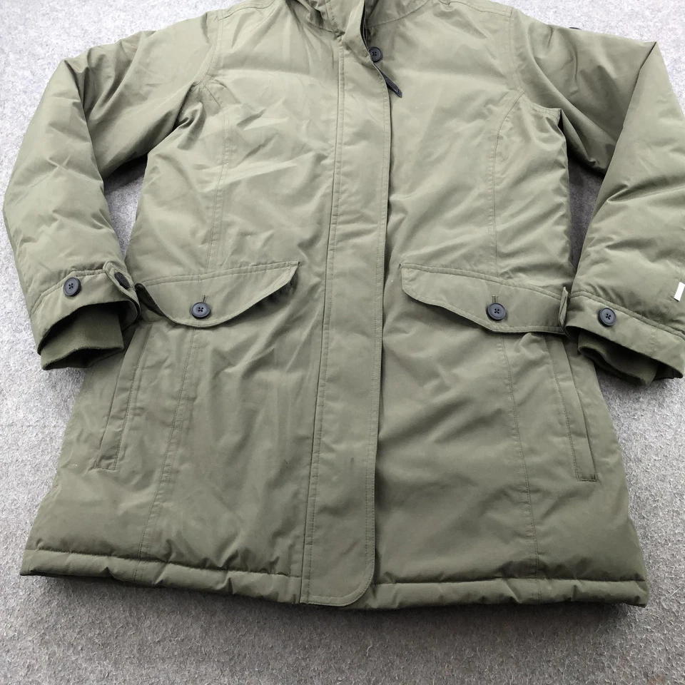 Chaqueta Timberland Para Hombres XL Oliva Impermeable DryVent Down Scar Ridge Parka Abrigo Foto 2 de 4
