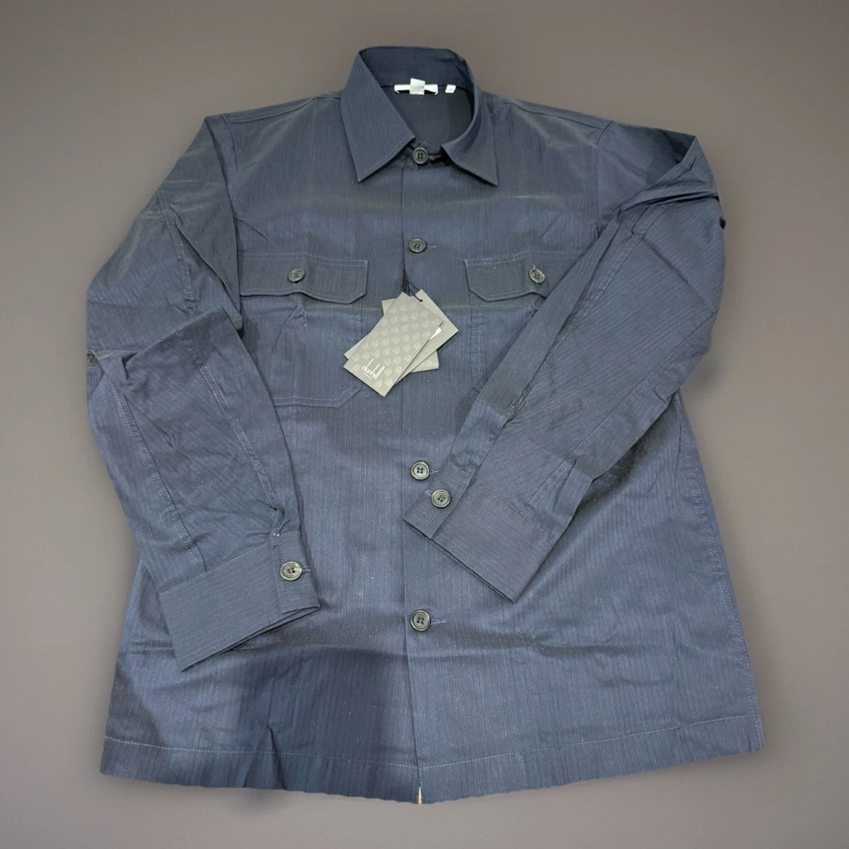dunhill Cotton Button-Up Casual Button-Down Shirts for Men for