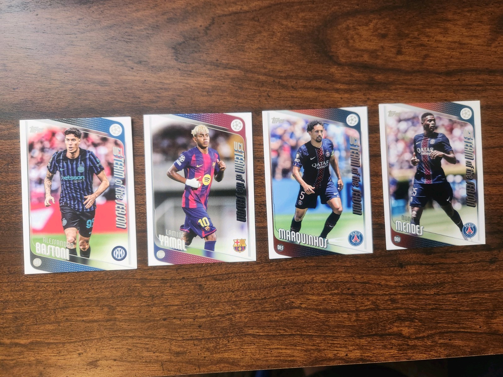 ￼Topps Chrome UEFA 2025-26  20-Card Lot Rookies, holos, inserts Bukayo Saka + view 5