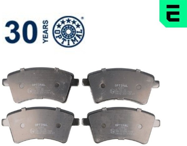 Optimal BP-12463 Bremsbelagsatz FüR Scheibenbremse Bremsbelagsatz-image