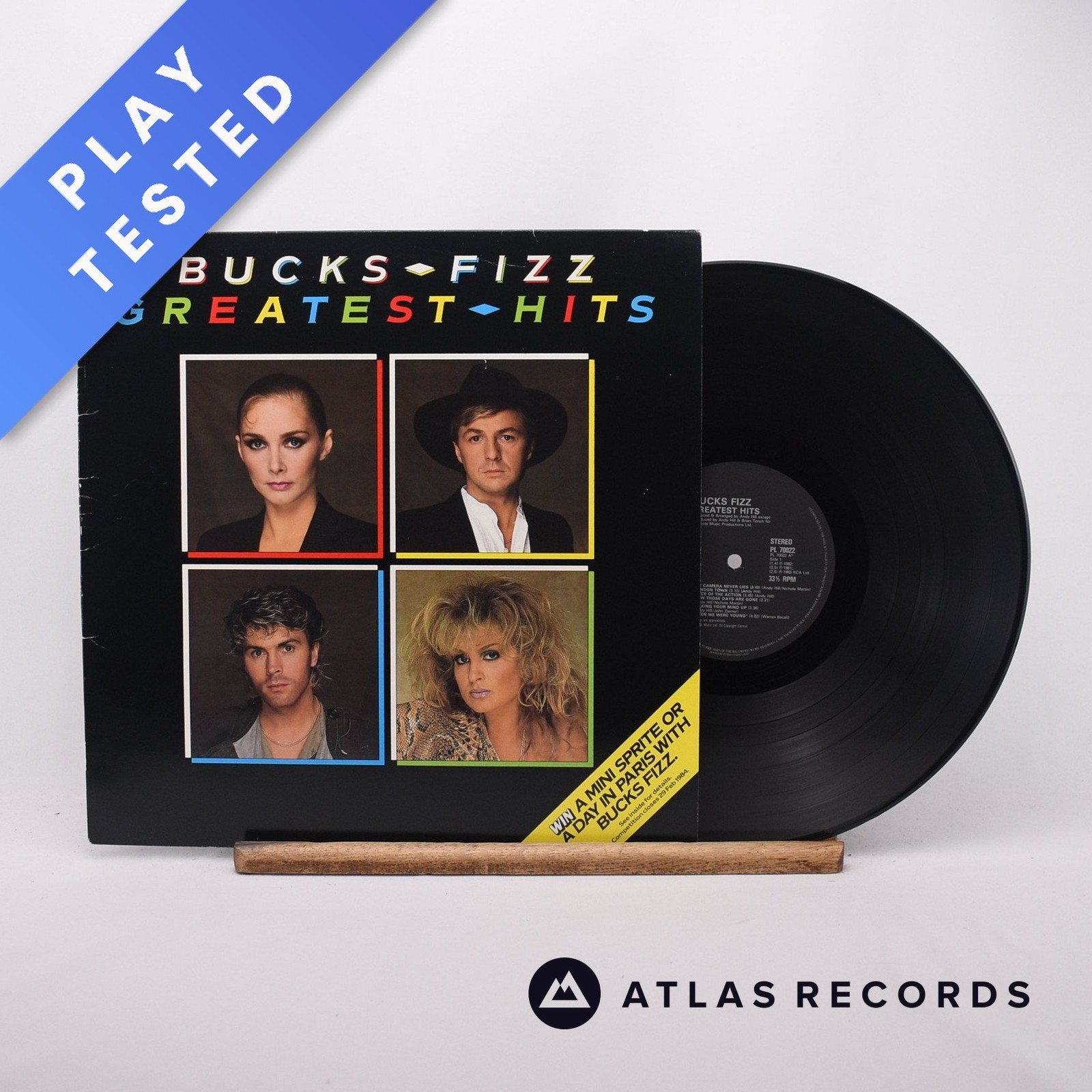 Bucks Fizz Greatest Hits LP Vinyl Record 1983 PL70022 RCA - VG+/EX