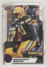 2020 Upper Deck CFL Gold 31/50 Monshadrik Hunter #24 zq9