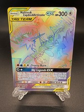 Moltres & Zapdos & Articuno GX 69/68 Rainbow Rare Hidden Fates Pokemon Card on eBay