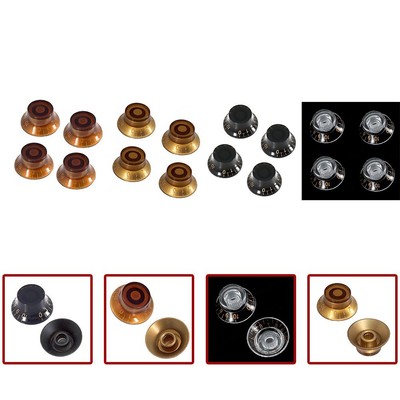 4 Stück Gitarrenknöpfe Teil Speed Tone 4 Stück Volumen 6*3*2 cm 6 mm Durchmesser Poti