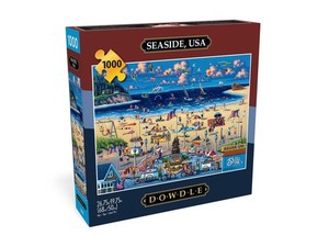 Buffalo Games jigsaw puzzle;  Seaside, USA by Eric Dowdle;  1000 pcs