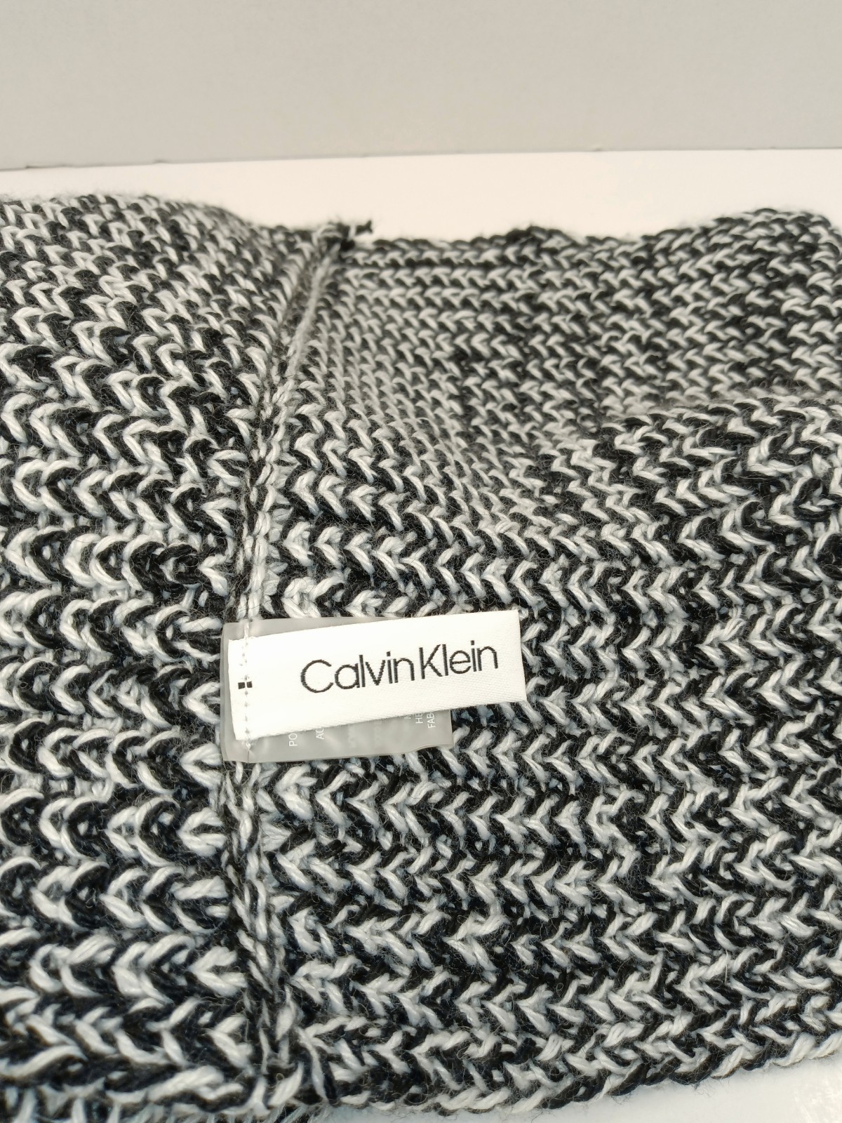 Calvin Klein Infinity Scarf Crochet Pattern Black… - image 4
