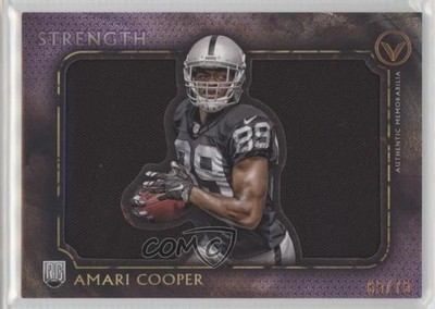 2015 Topps Valor Jumbo Relic Die-Cuts Strength 65/75 Amari Cooper Rookie RC 2r5