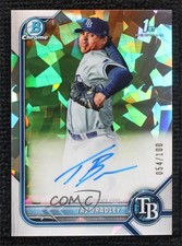 2022 Bowman Chrome Prospect Atomic Refractor /100 Taj Bradley #CPA-TB Auto 03wt