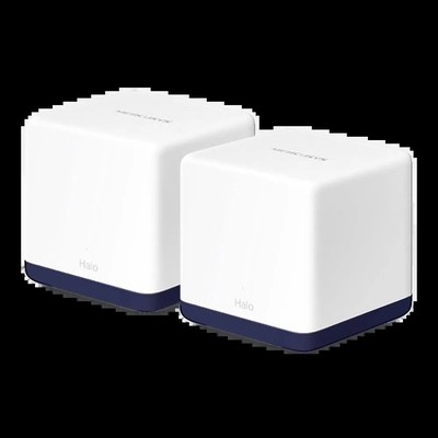 Mercusys Halo H50G 2-Pack AC1900 Whole Home Mesh Wi-Fi System Gigabit Ports