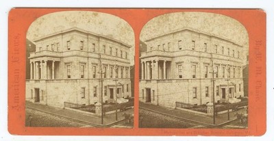 G2509~ MARYLAND   Baltimore US Courthouse c.1870s Stereoview   W. M. Chase