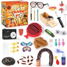 Pranks Kit for Kids Adults, 40 PCS Prank Stuff, Ultimate Pranks Scare Kit is ...