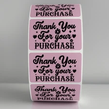 Thank you for your purchase  small business STICKER LABEL 2"