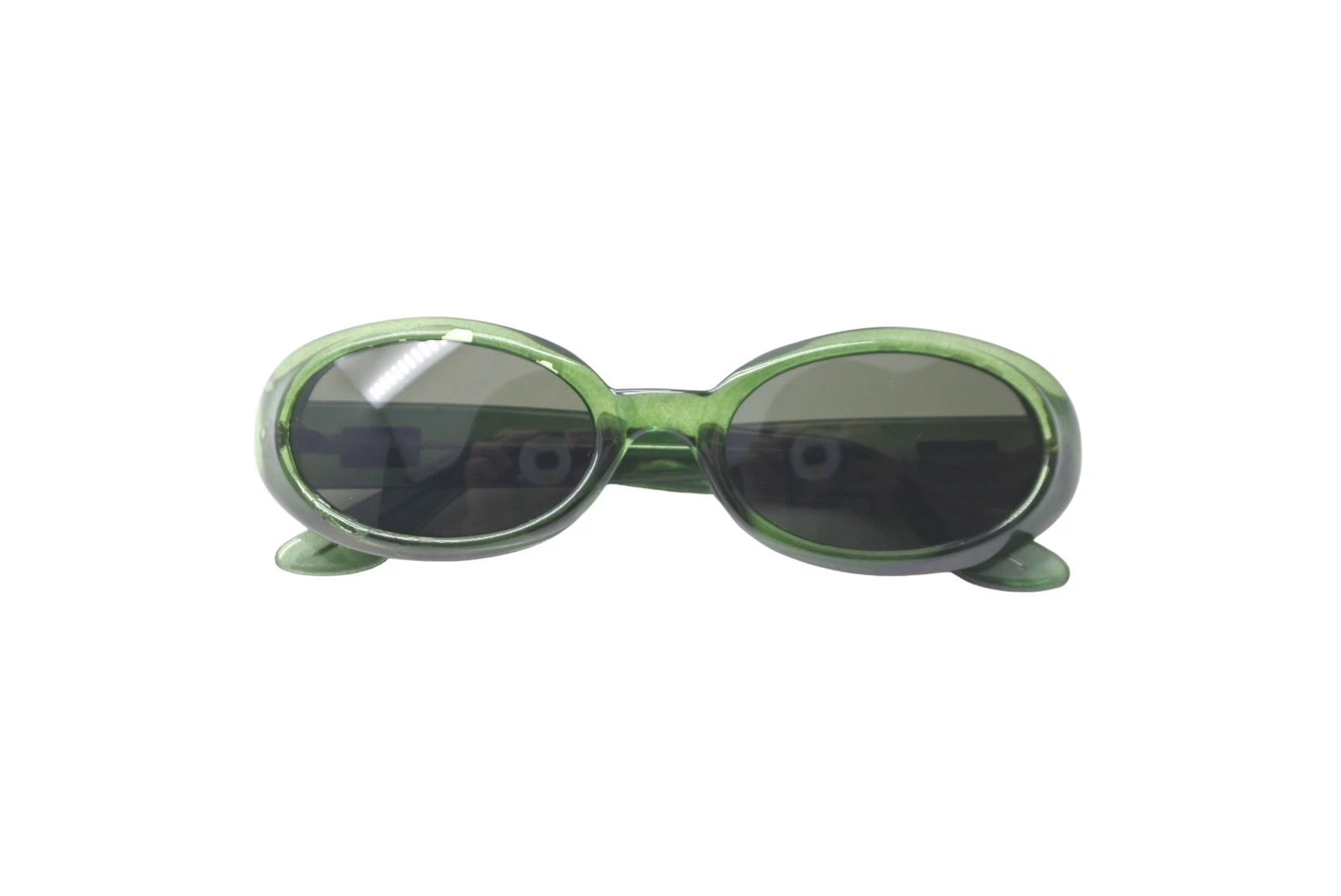 Lunettes de soleil transparentes GUCCI logo vert lunettes accessoires 51 20 63648