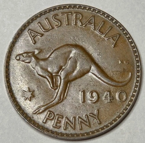 1940 George VI Penny — photo from the most recent tracked eBay sale