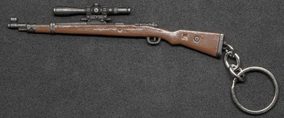Mauser K98 Metal Keychain