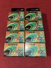 Fujifilm VHS-C TC-30. Pack of 8. Brand new with Tags. Fast Shipping.