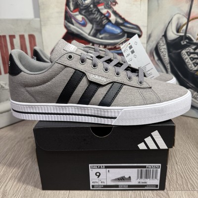 New adidas Daily 3.0 Dove Grey Shoes Sneaker Sizes 8.5, 9, 9.5, 10