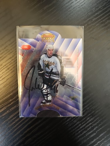 1998-99 Bowman's Best Mirror Image Fusion Keith Tkachuk Jamie Wright #F12 - Auto - Bild 1 von 2