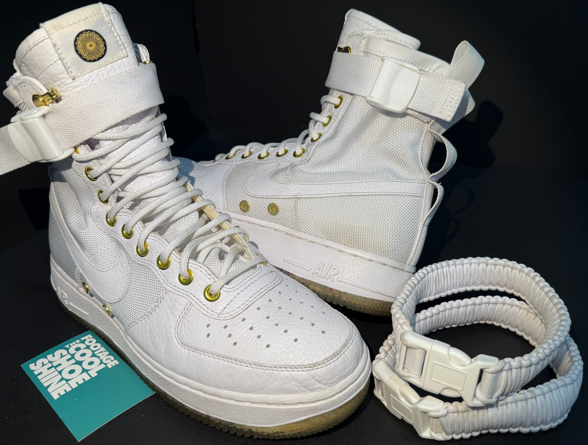 【極美品】NIKE AIR FORCE 1 HIGH '07 QS/26cm/白 NIKE SPECIAL FIELD SF AIR FORCE 1 AF1 LNY QS HIGH LUNAR NEW YEAR