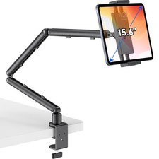 iPad Holder for Desk, Adjustable Tablet Arm Desk Mount with C-Clamp,...