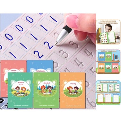 Multicolor Magic Practice Copybook for Calligraphy - Perfect Gift for Ages 3-8