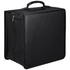 520 Disc CD/DVD Wallet Binder Book Sleeves Disc Storage Bag Carrying Case Black