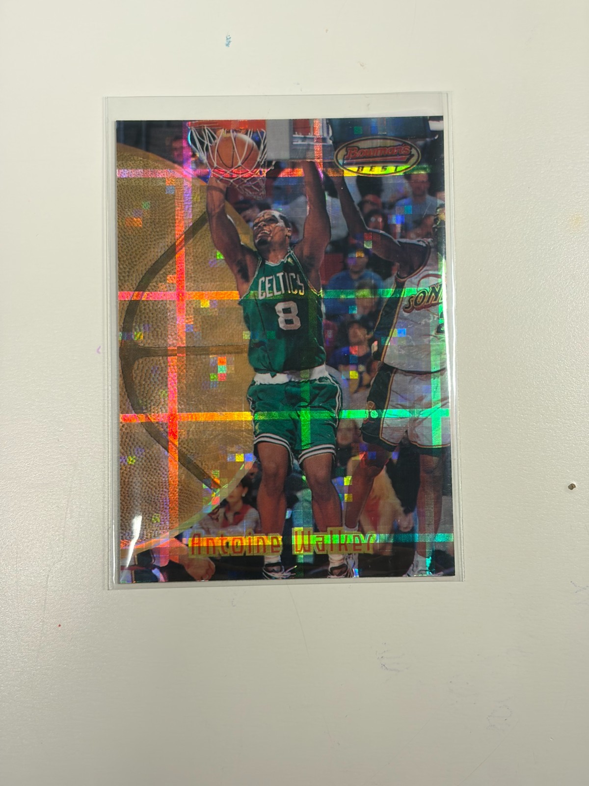 Antoine Walker 1997-98 Bowman's Best #74 Atomic Refractor Celtics #261094