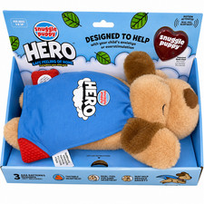Snuggle Puppy HERO Kids Comfort Plush Dog Heartbeat Sensory Toy Blue Bin Deal