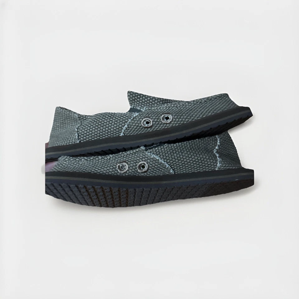 Sanuk NUEVO con Etiquetas Vagabundo Sin Cordones Jóvenes Niños Talla 2 M Zapatos Informales SBF1061Y BRN Foto 2 de 4