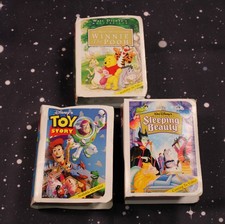McDonalds 1996 Disney Masterpiece Collection VHS Toy Lot of Three 3