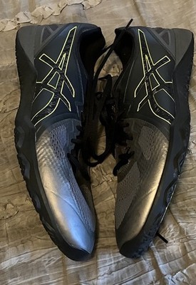 ASICS Conviction X Carbon Black Energy Green Men's 12.5 Athletic Shoes Sneakers