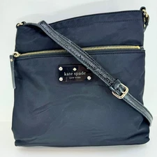 m1212 kate spade Shoulder Bag 29cm x 27cm Leather Authentic Preowned