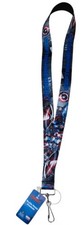Marvel Avengers Captain America Lanyard 1" Wide 22" Long Buckle-Down Keychain ID