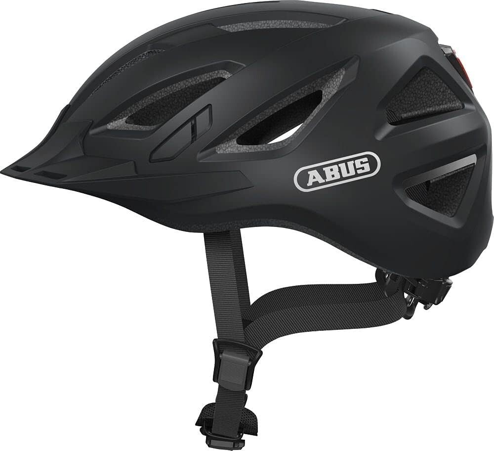 Casco urbano da bici con fanale posteriore, unisex taglia s, Abus