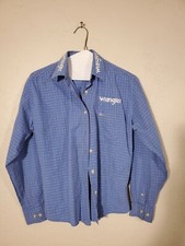 vintage western shirt wrangler riata womens size Medium embroidered