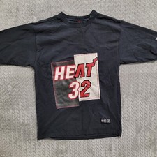 NBA UNK Miami Heat Shaquille O’Neal #32 Shirt Mens  Size XL Black Shaq Attack