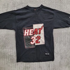 NBA UNK Miami Heat Shaquille O’Neal #32 Shirt Mens  Size XL Black Shaq Attack