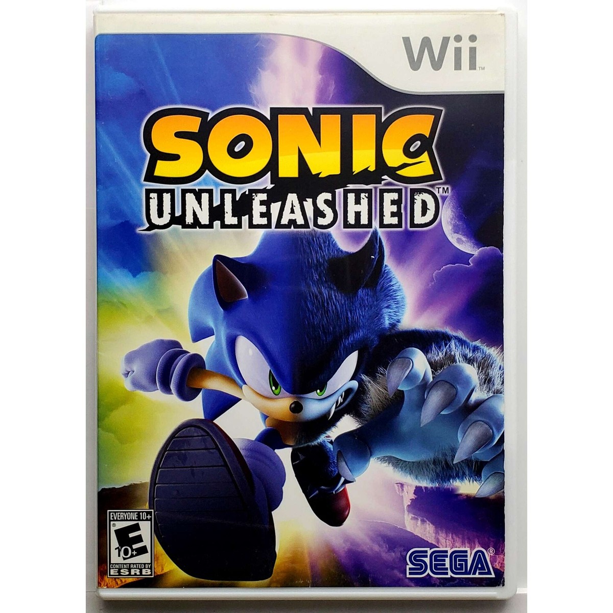 Sonic Unleashed - Nintendo Wii Pristine Tested Authentic 1Y
