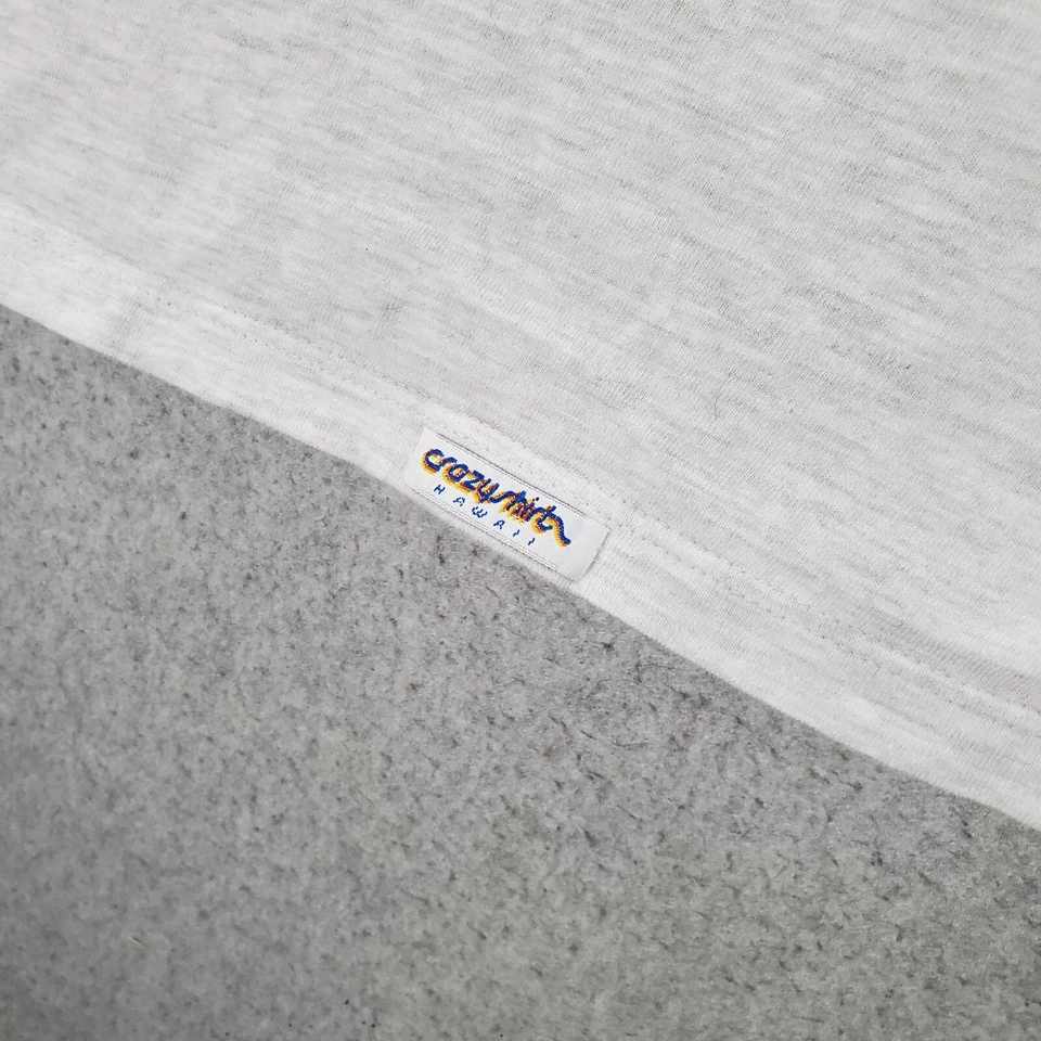 VINTAGE Crazy Shirts Men Shirt M Single Stitch Hurricane Iniki 90s USA READ - Image 2 of 4