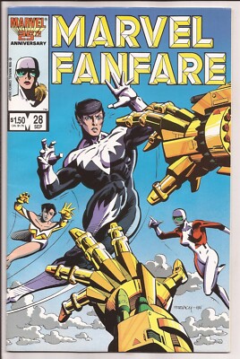 Marvel Fanfare #28 VF- 7.5 White Pages (1982 1st Series)