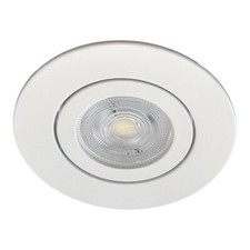 Image of Aurora Adjustable Downlight GU10 Fire Rated EN DLM982X White Chrome Nickel