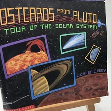 Postcards from Pluto A Tour of the Solar System Paperback Book Loreen Leedy 