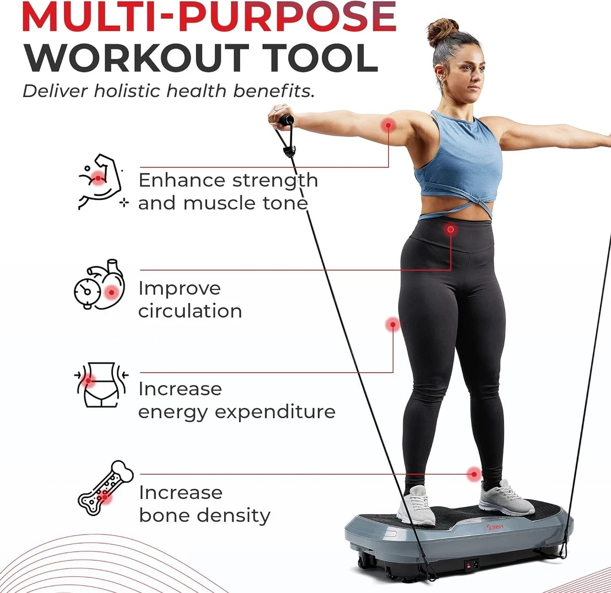 Vibration Plate Exercise Machine Oscillation, Linear, Weight Loss-  High-quality