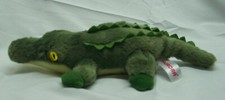 Aurora SOFT GREEN ALLIGATOR OR CROCODILE 10" Plush Stuffed Animal Toy